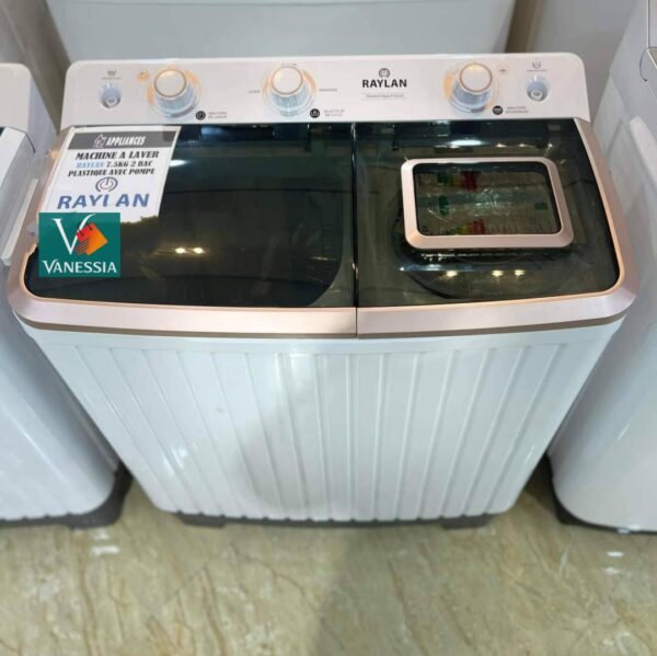 Machine à laver marque Raylan 7.5kg
