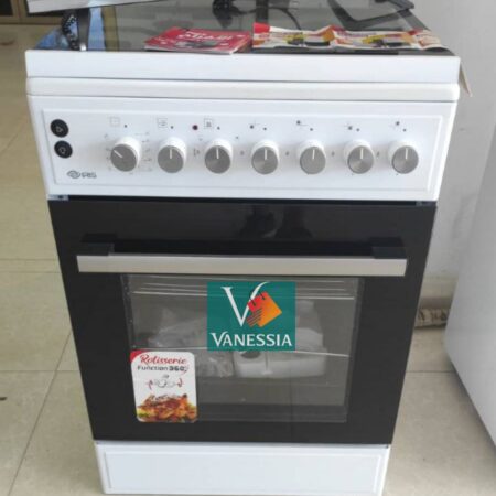 Cuisinière marque iris couleur blanche 4 feux