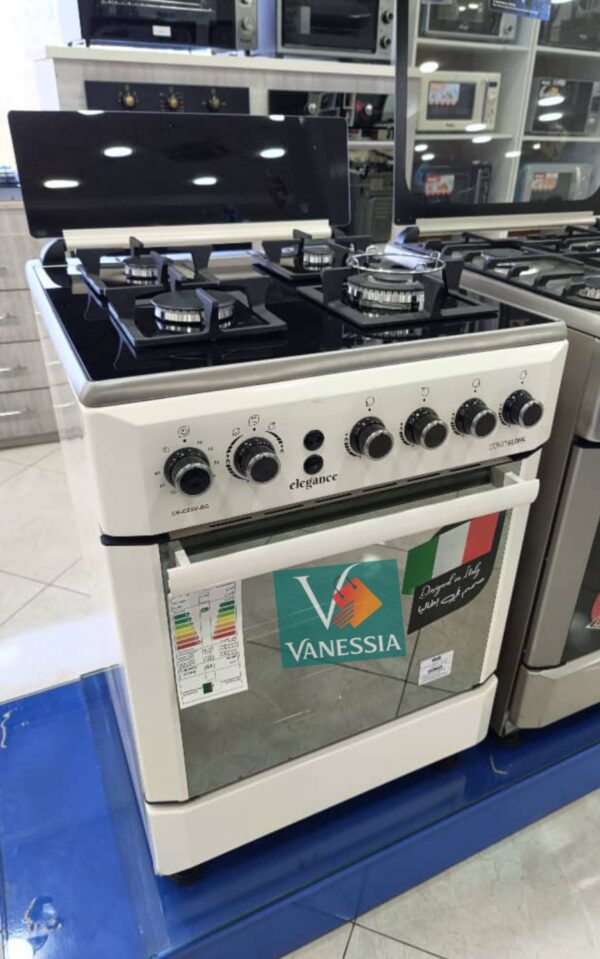 Cuisinière style palque chauffante géant 4 feux ventilé - Image 3