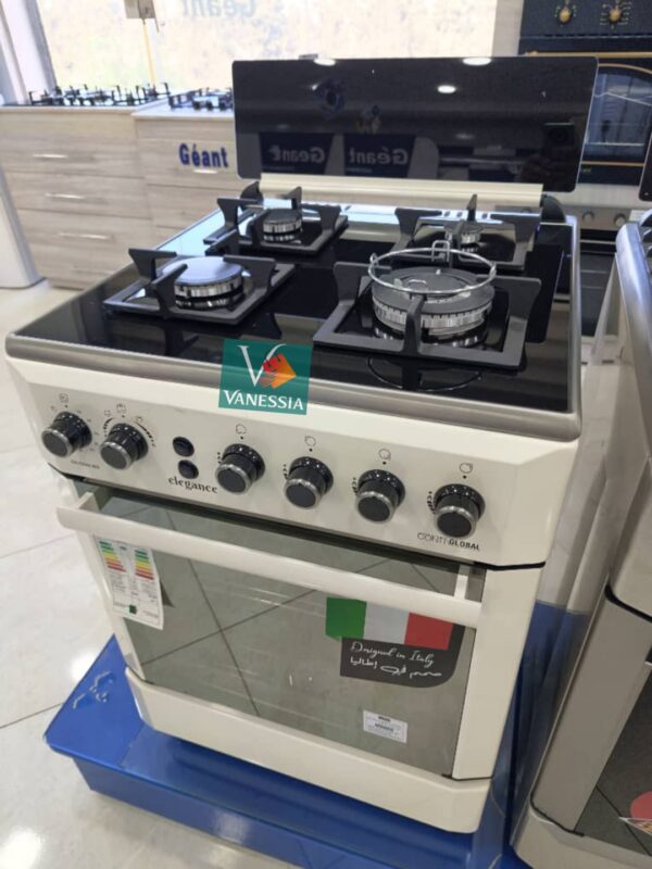 Cuisinière style palque chauffante géant 4 feux ventilé - Image 7