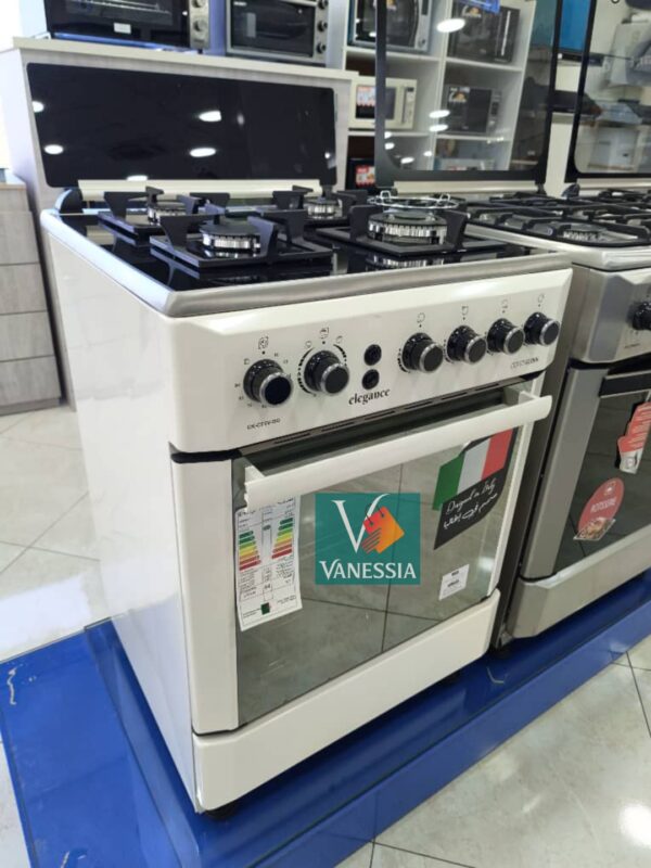 Cuisinière style palque chauffante géant 4 feux ventilé - Image 6