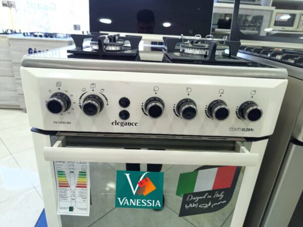 Cuisinière style palque chauffante géant 4 feux ventilé - Image 5
