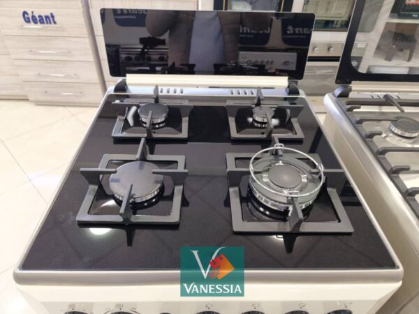 Cuisinière style palque chauffante géant 4 feux ventilé - Image 4