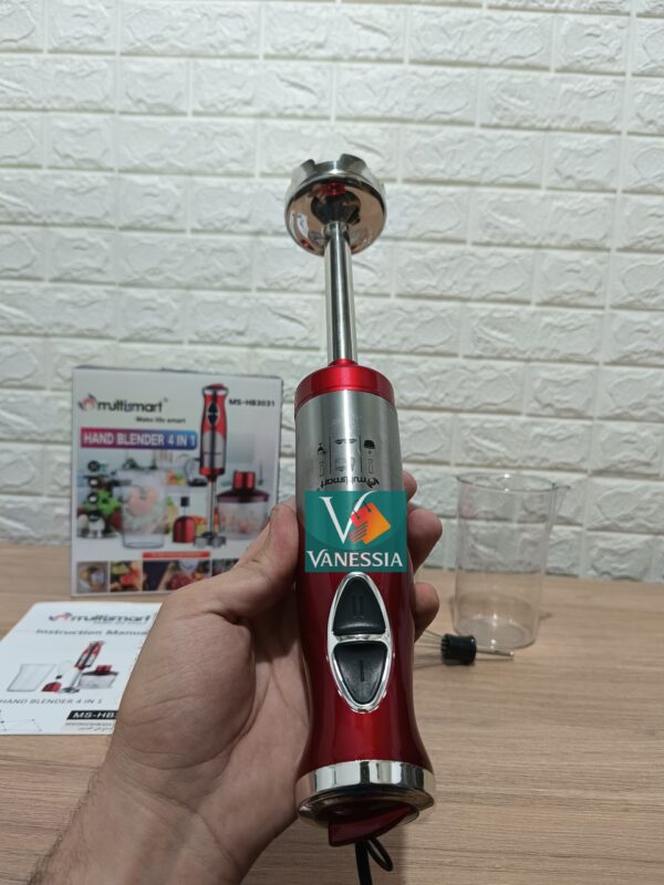 Robot 4en1 marque multismart couleur rouge - Image 4