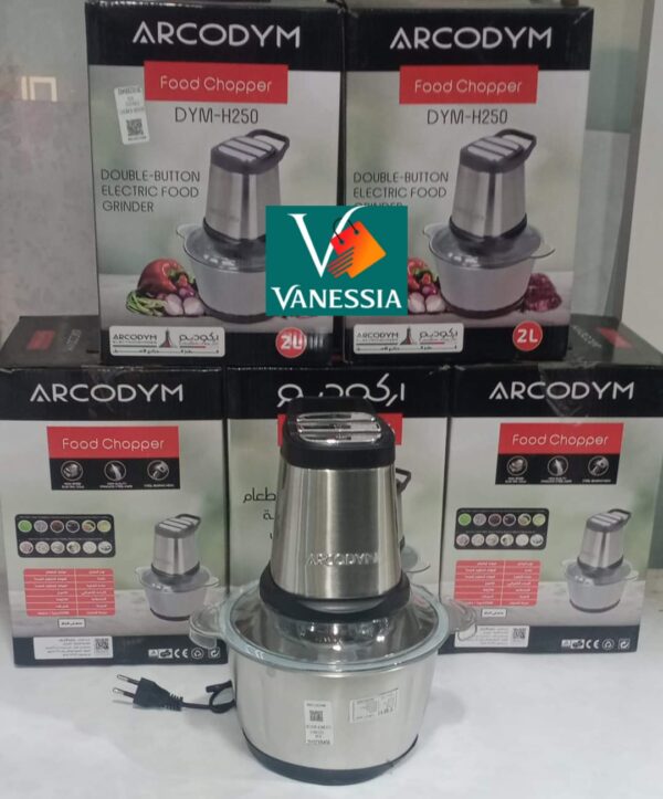 Hachoir marque arcodym 2L inox - Image 6