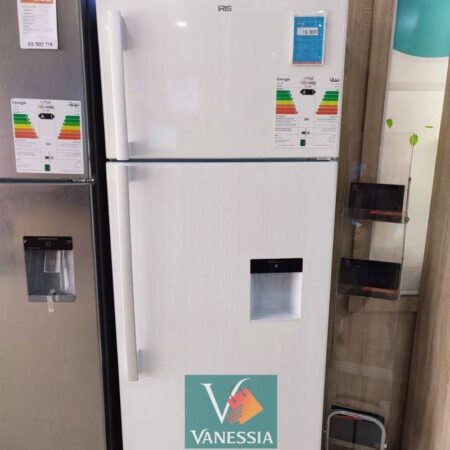 Réfrigérateur iris 480L blanc et gris