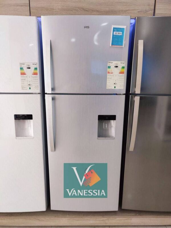 Réfrigérateur iris 480L blanc et gris - Image 6