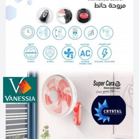 Ventilateur mural marque super cara 