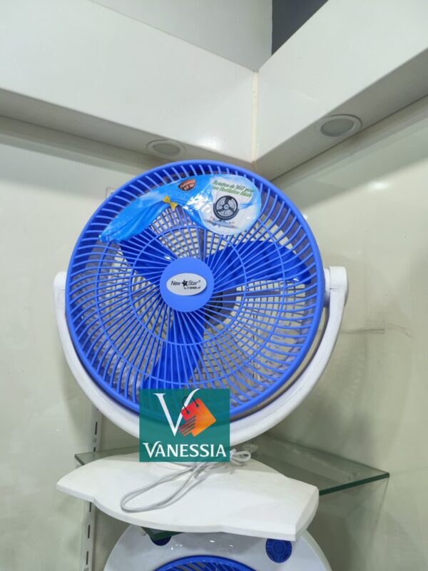 Ventilateur 2en1 de sol & mural marque cobra couleur bleu