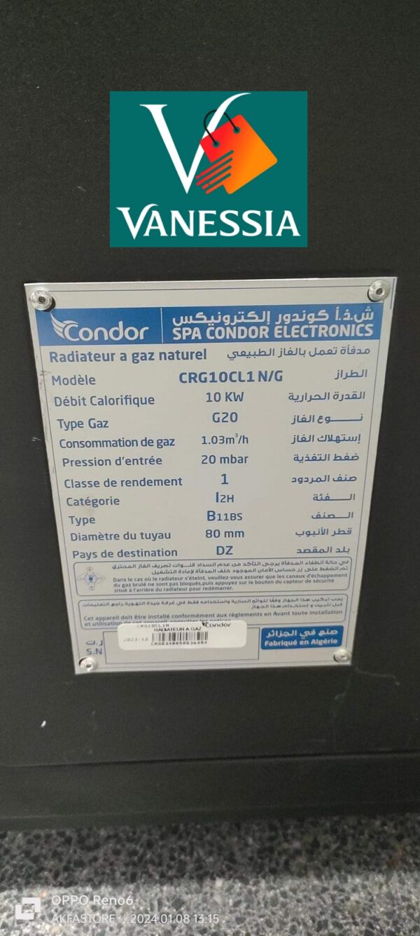 Chauffage marque condor caldo 10kw - Image 5