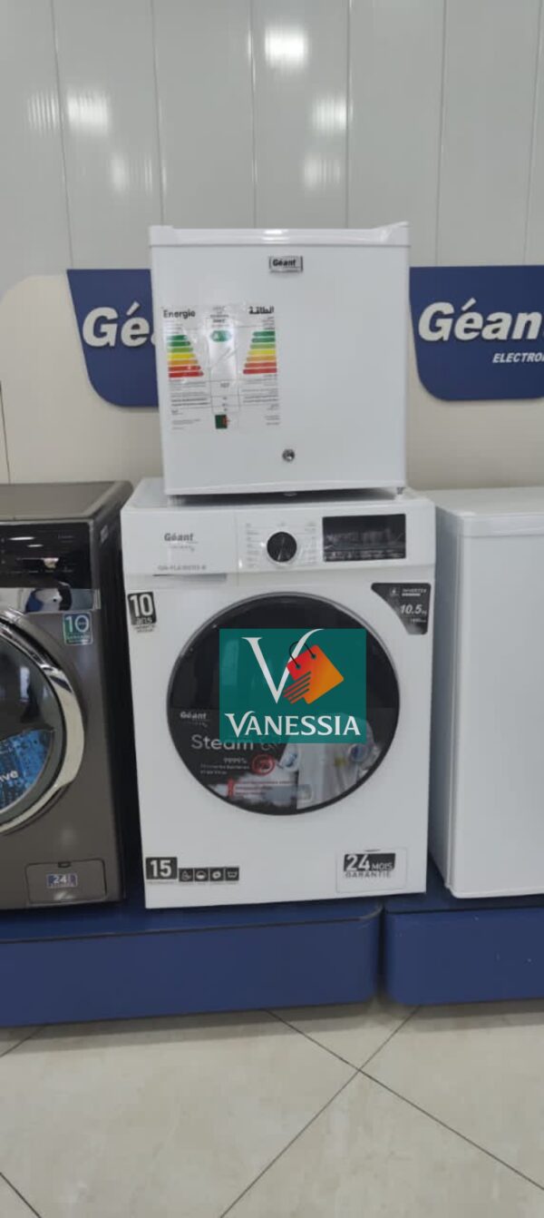 Machine à laver Automatique marque géant Inverter 10kg couleur blanche - Image 3