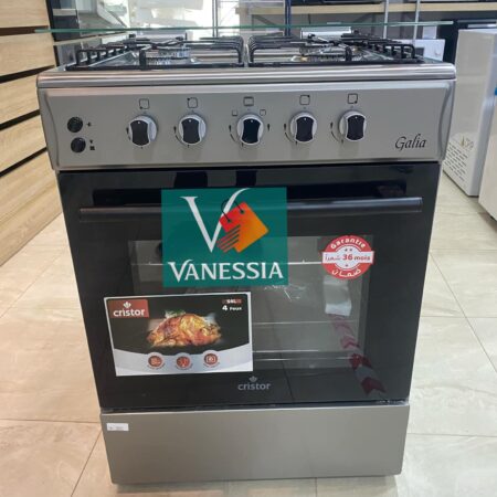 Cuisinière marque cristor Galia inox ventiller