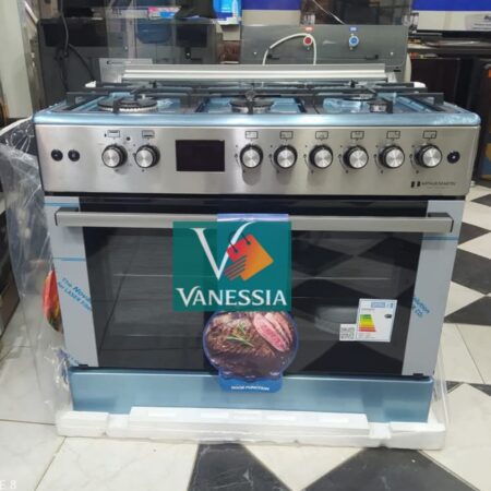 Cuisinière Arthur Martin 6 feux ventiller inox 🇨🇵