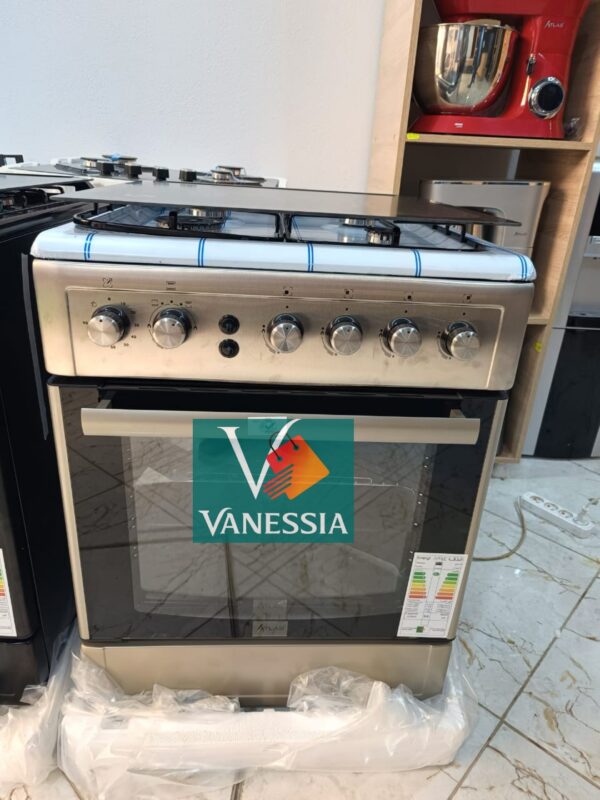 Cuisinière marque atlas inox ventiller