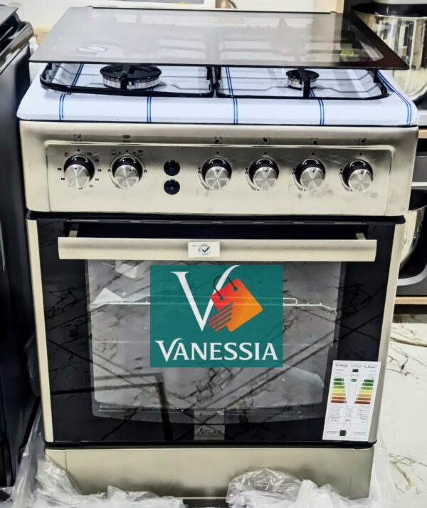 Cuisinière marque atlas inox ventiller - Image 2
