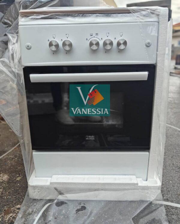 Cuisinière marque bleu monde 60cm blanc