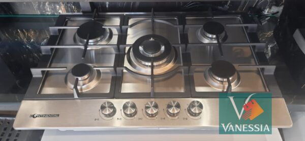 Plaque chauffante 5 feux marque continental inox 